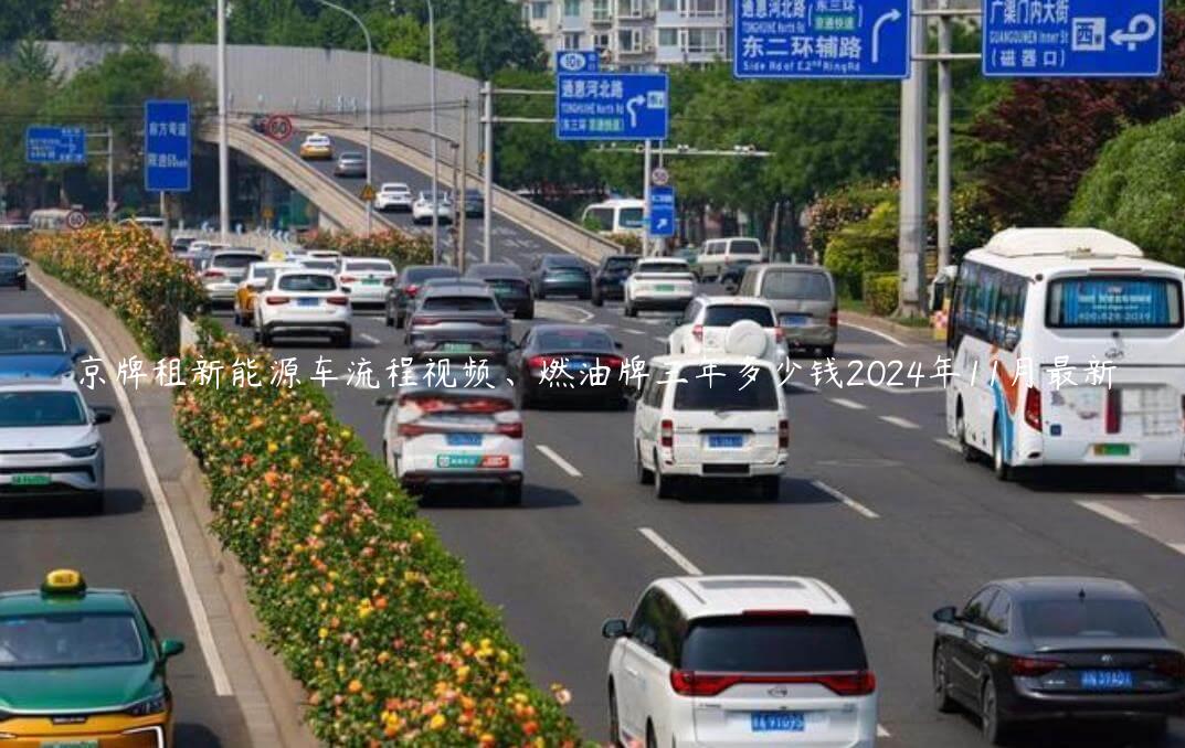 京牌租新能源车流程视频、燃油牌三年多少钱2024年11月最新