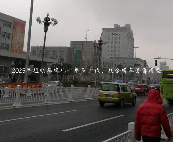 2025年租电车牌儿一年多少钱，找金牌车务靠谱些